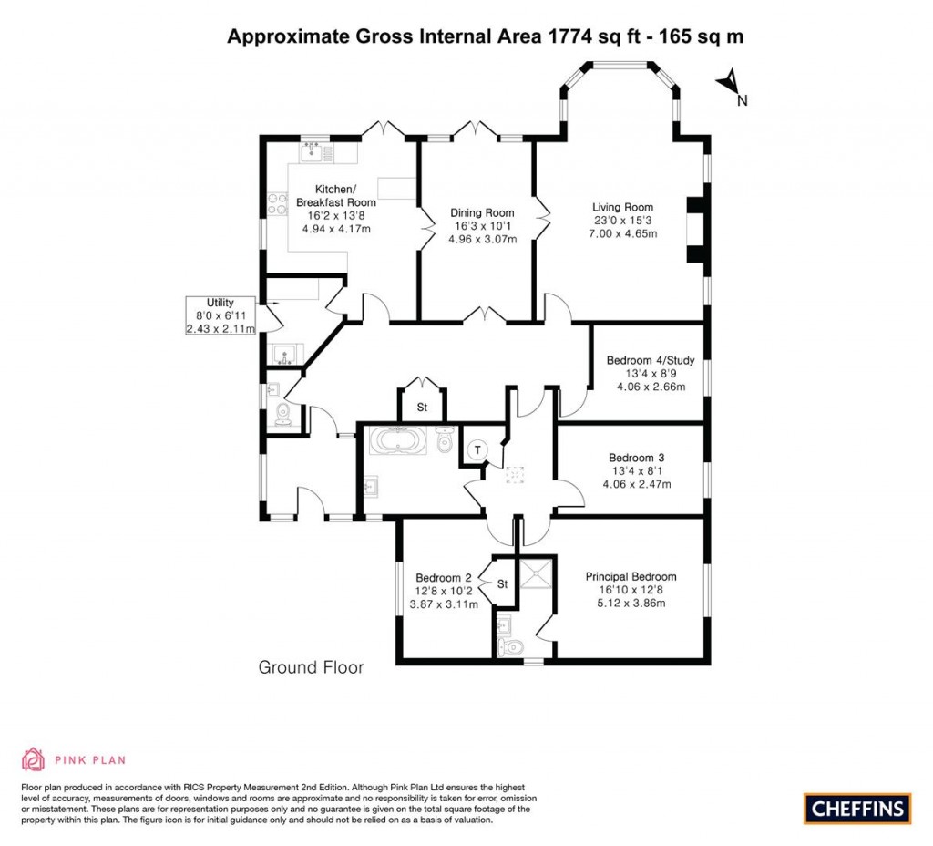 Floorplans For Woodlands Close, Girton, Cambridge