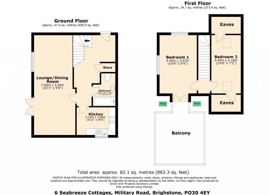 Floorplans For Brighstone, Isle of Wight