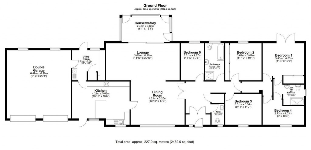 Floorplans For Dysons Drove, Burwell