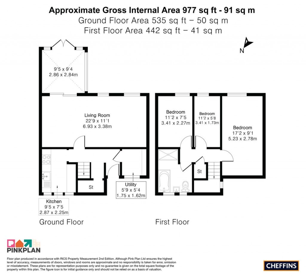 Floorplans For Arran Close, Cambridge
