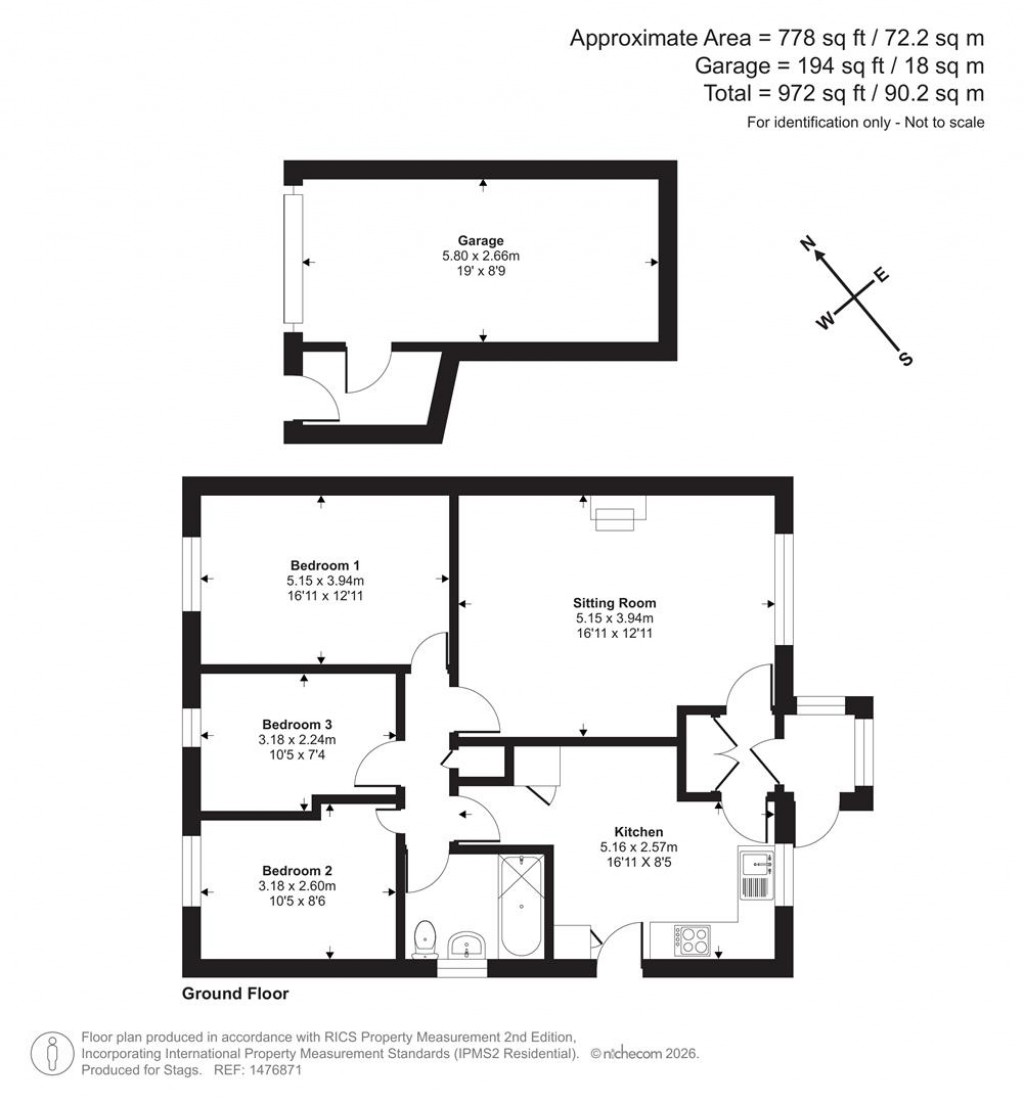 Floorplans For Wellfields Drive, Bridport