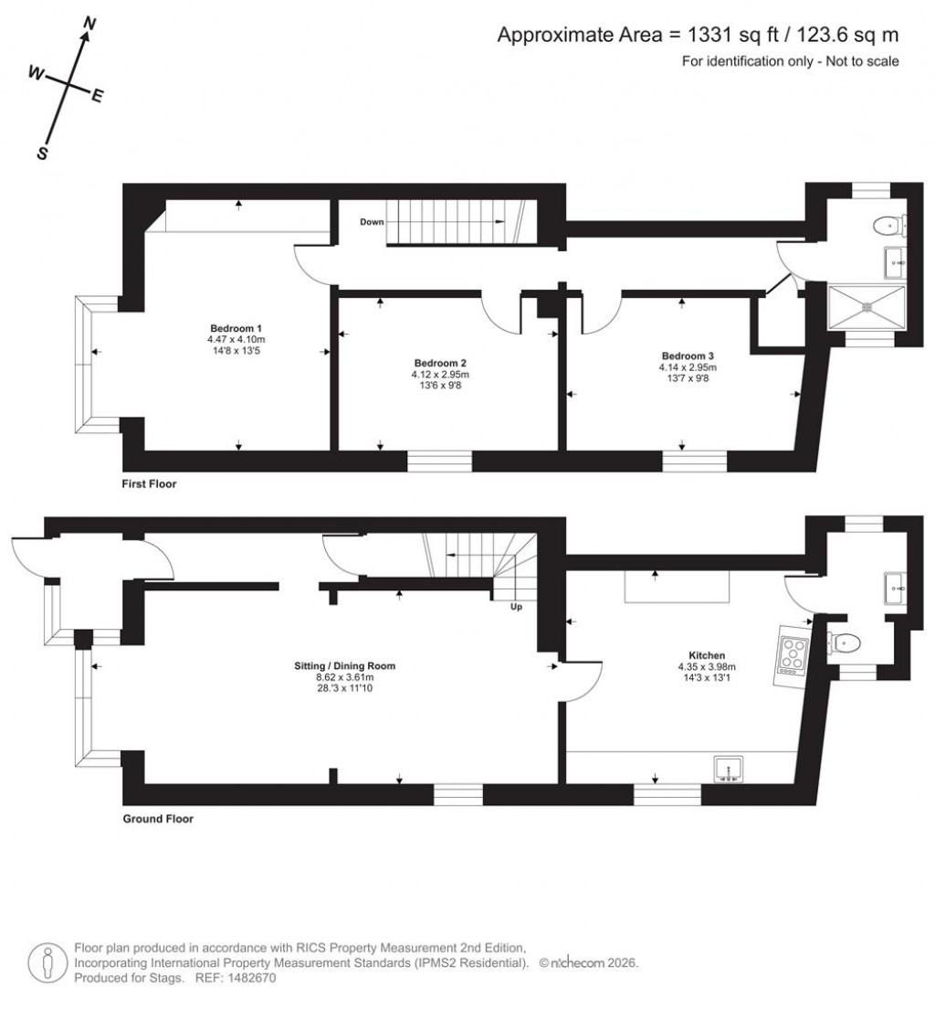 Floorplans For Lady Street, Dulverton