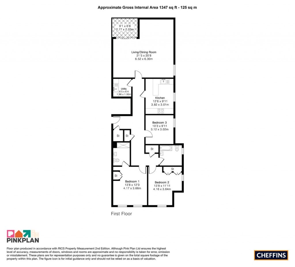 Floorplans For Lexington House, Long Road, Cambridge