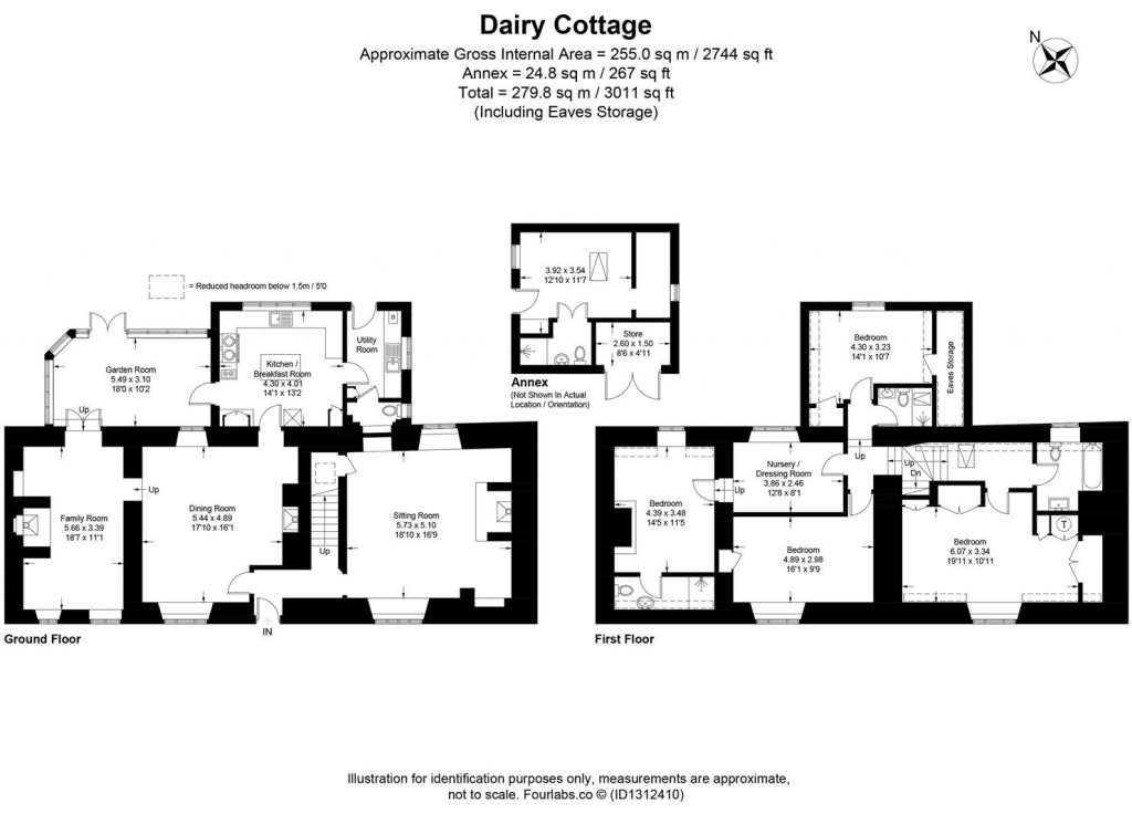 Floorplans For Church Street, Meysey Hampton