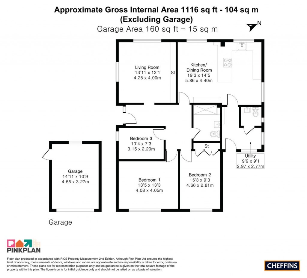 Floorplans For West End, Haddenham, Ely