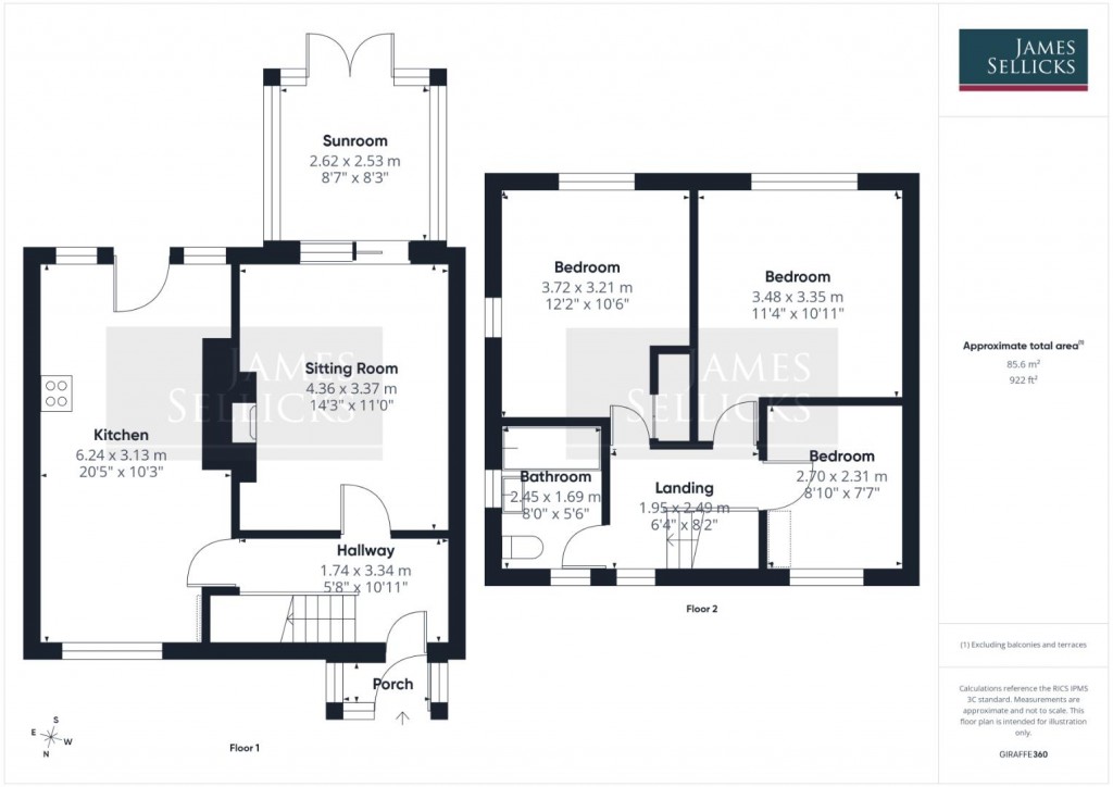 Floorplans For Sandiacre Drive, Thurmaston, Leicestershire