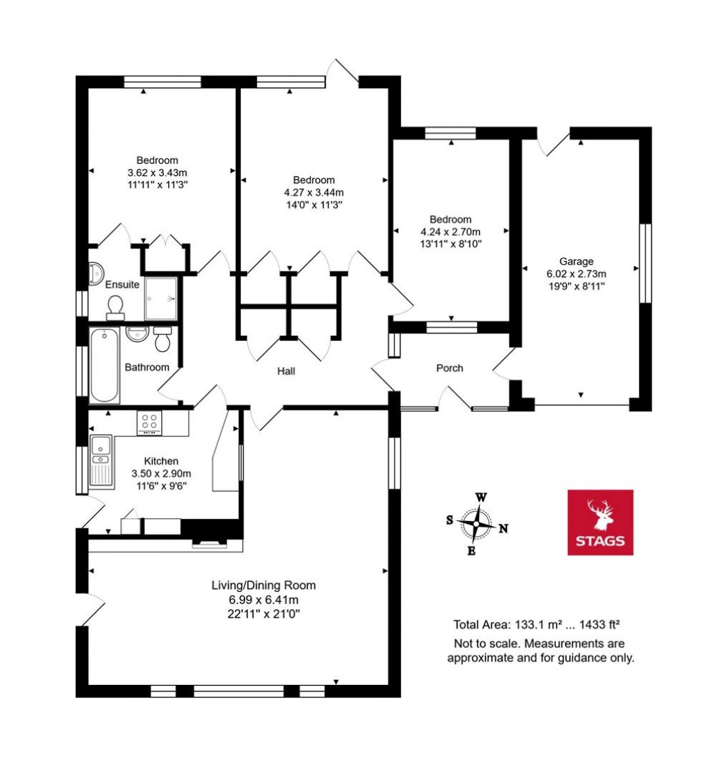 Floorplans For Rockway, Shipton Gorge, Bridport