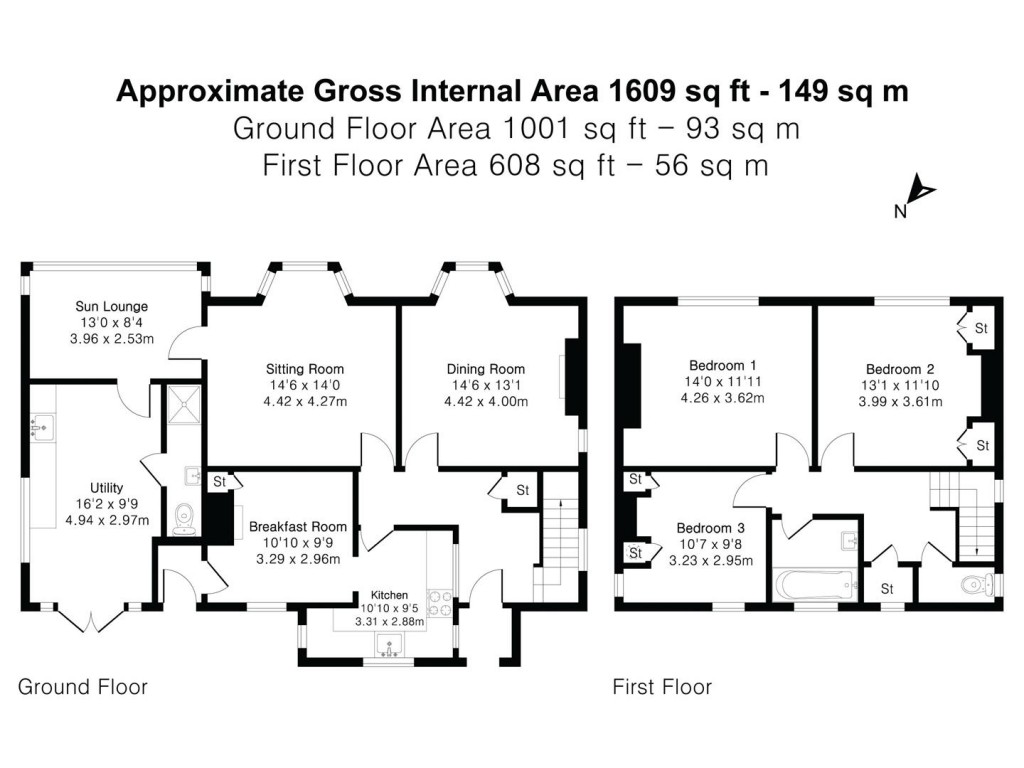 Floorplans For Highbank Close, Tavistock