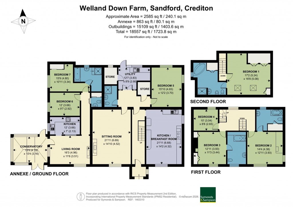 Floorplans For Sandford, Crediton