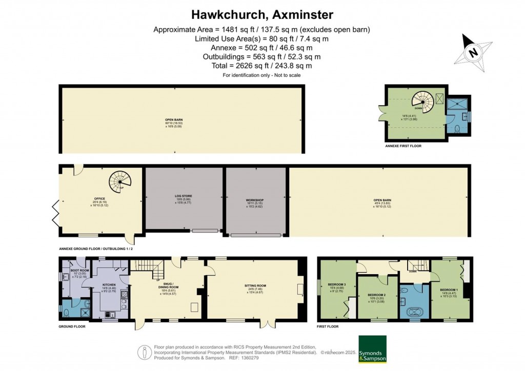Floorplans For Hawkchurch, Axminster