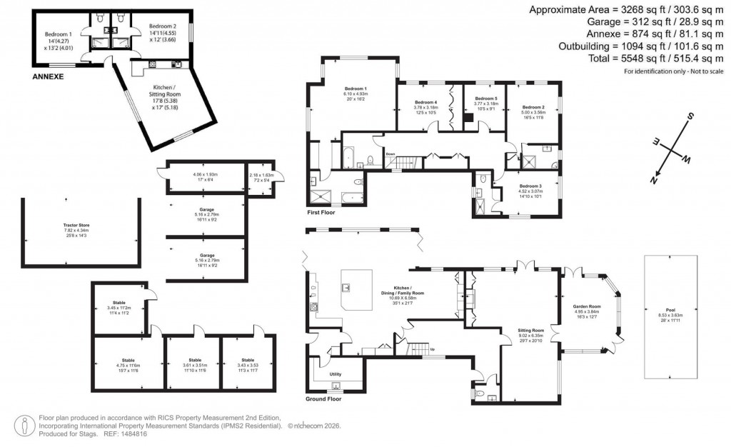Floorplans For Harpford, Sidmouth