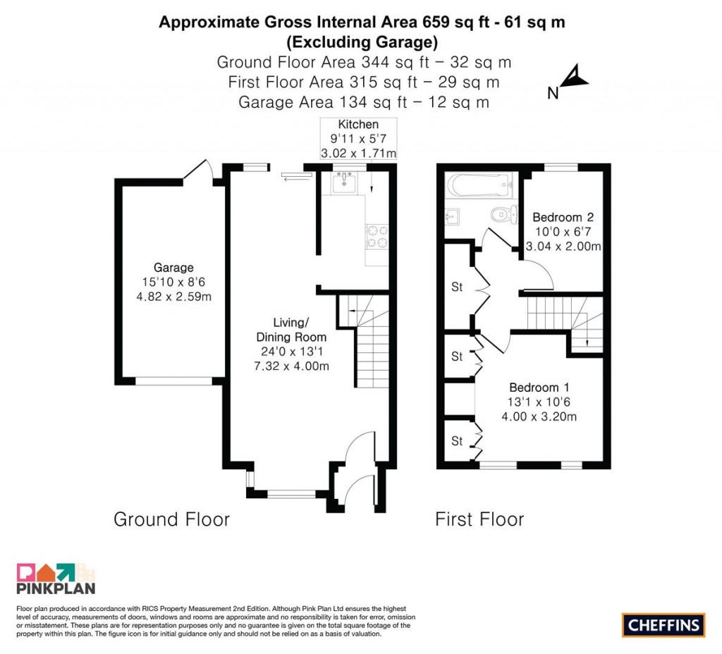 Floorplans For Horsham Close, Haverhill