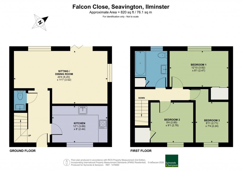 Floorplans For Falcon Close, Seavington, Ilminster