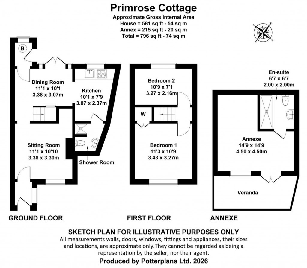 Floorplans For Bembridge, Isle of Wight