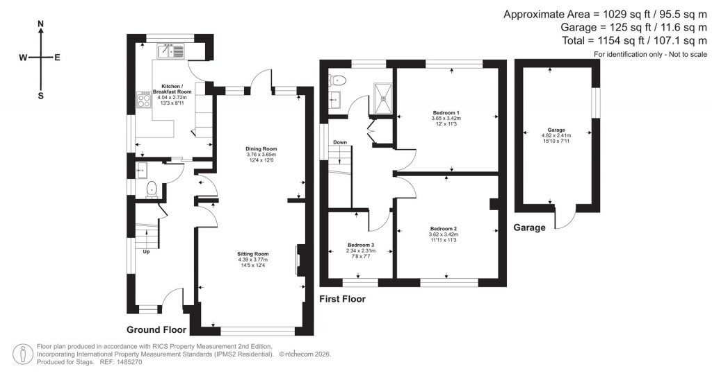 Floorplans For West Garth Road, Exeter