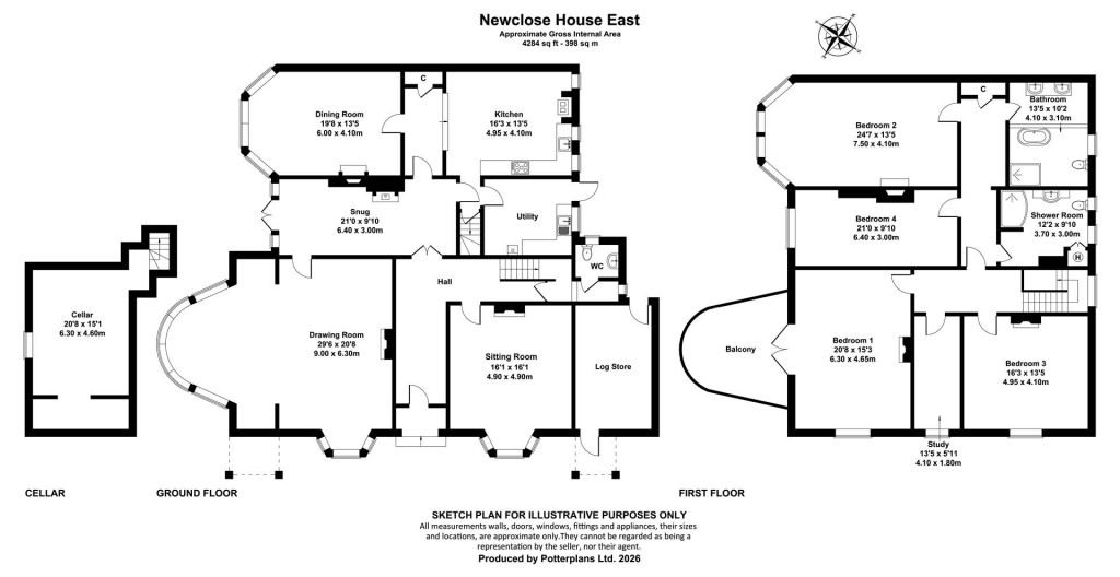 Floorplans For Watergate Road, Newport, Isle of Wight