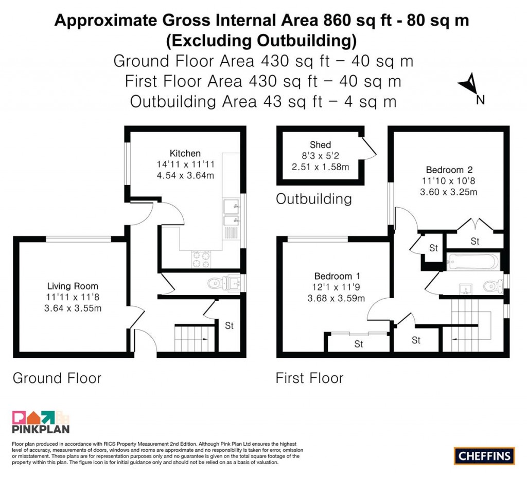Floorplans For Teversham Drift, Cambridge