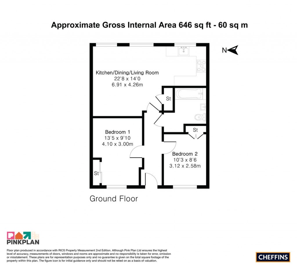 Floorplans For North Lodge Park, Milton, Cambridge