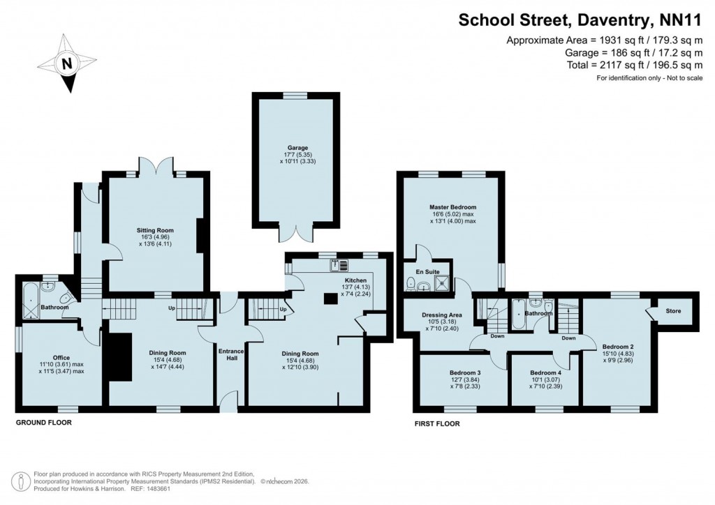 Floorplans For School Street, Daventry, NN11