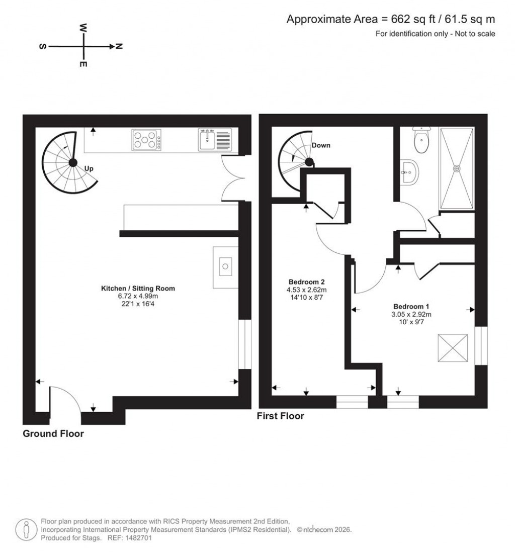 Floorplans For Clifford Farm, Nr Woolsery