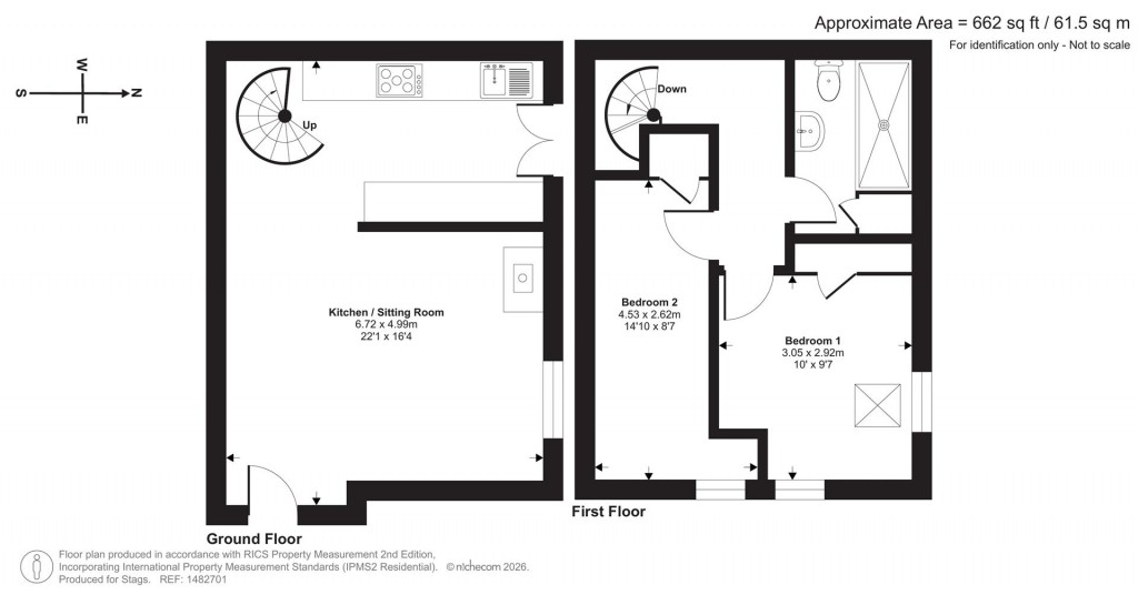 Floorplans For Clifford Farm, Nr Woolsery