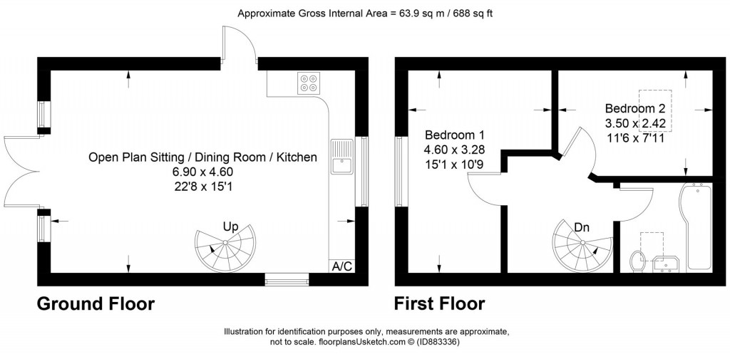 Floorplans For Foldhill Lane, Martock