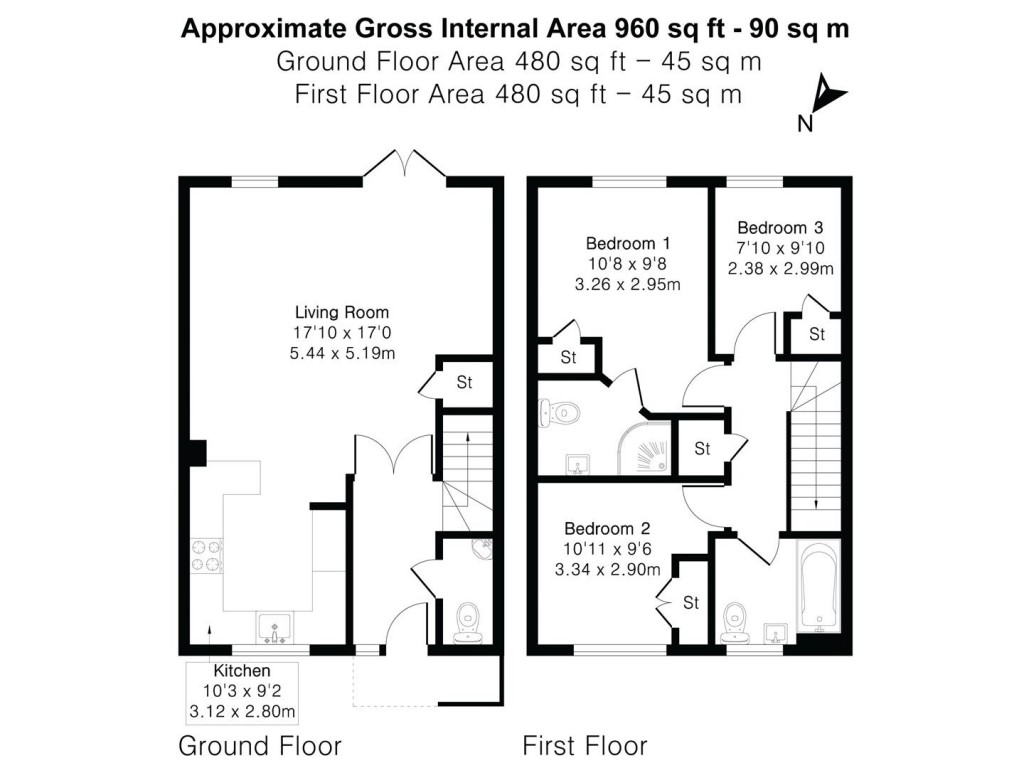 Floorplans For Forum Lane, Okehampton