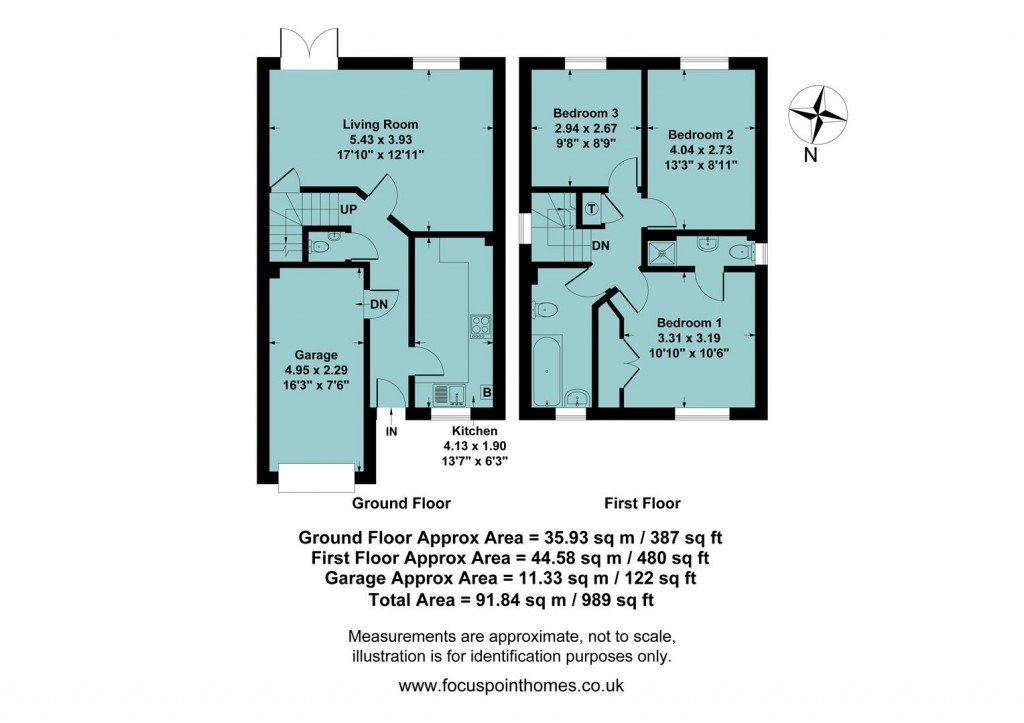 Floorplans For Waterloo Drive, Banbury