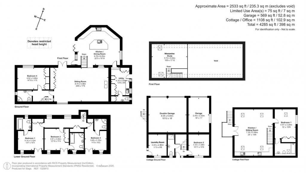 Floorplans For Mary Tavy, Devon - 2.48 acres