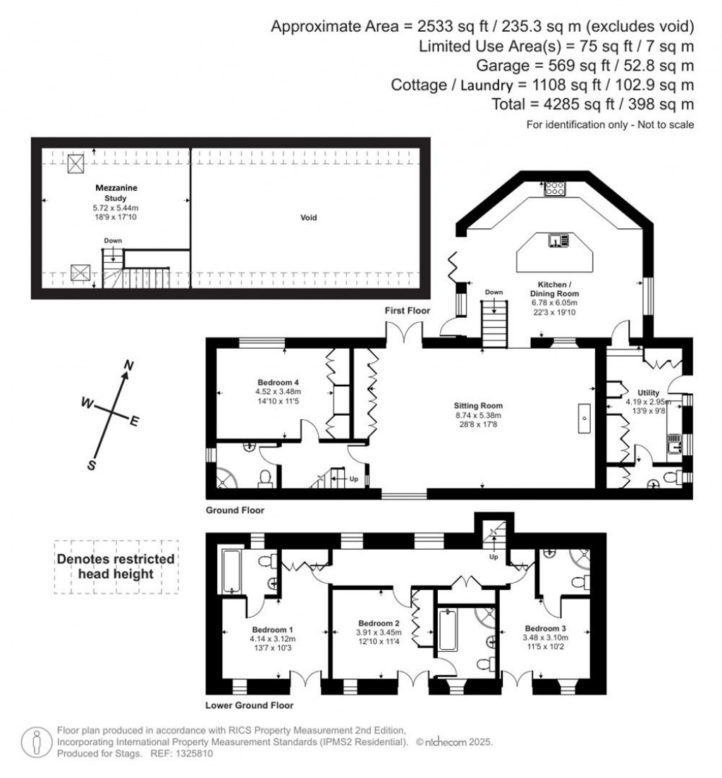 Floorplans For Mary Tavy, Devon - 2.48 acres