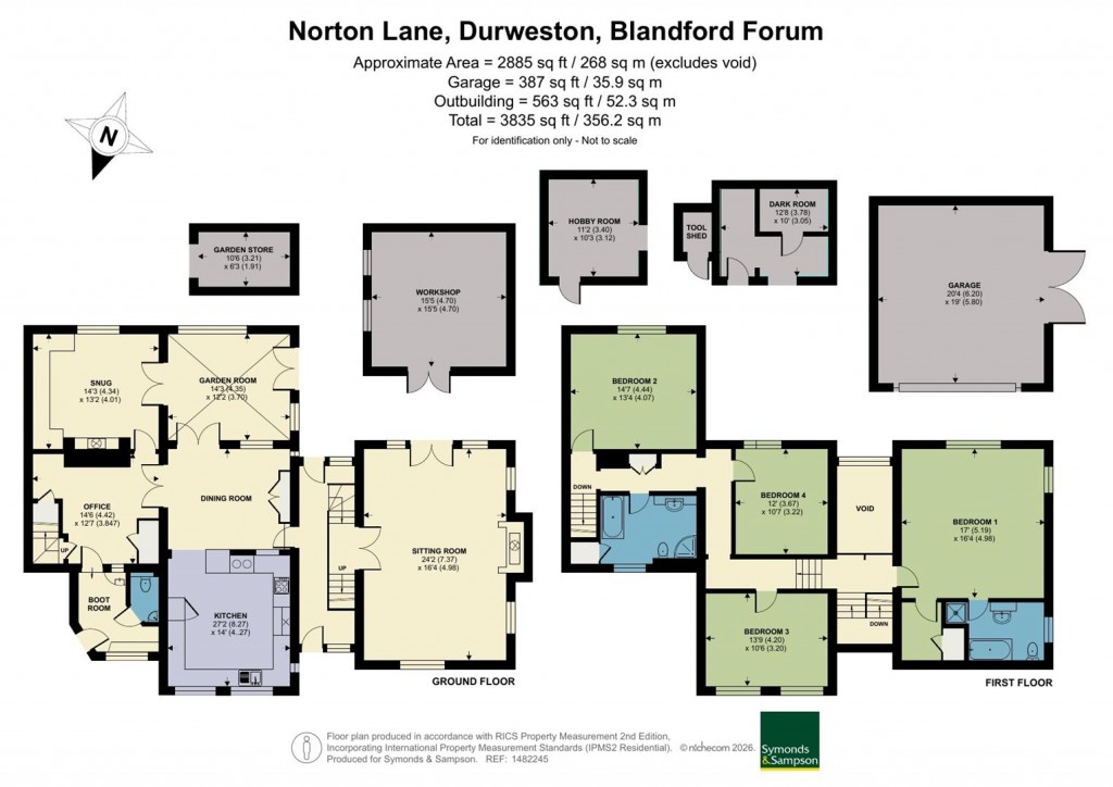 Floorplans For Norton Lane, Durweston