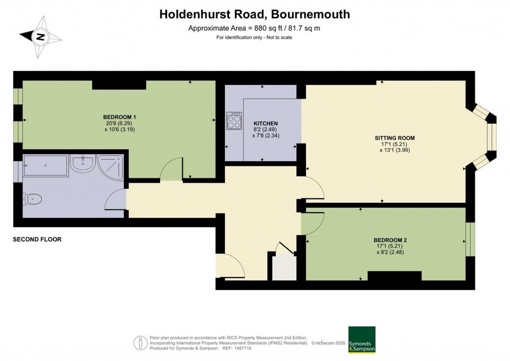 Floorplans For Holdenhurst Road, Bournemouth, Dorset