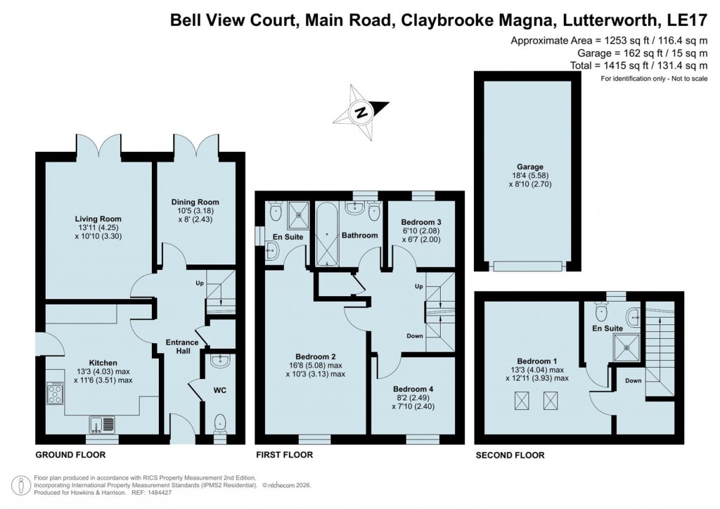Floorplans For Main Road, Claybrooke Magna, Lutterworth, LE17