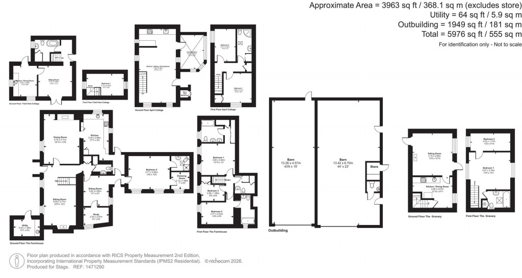 Floorplans For Common Moor, Liskeard