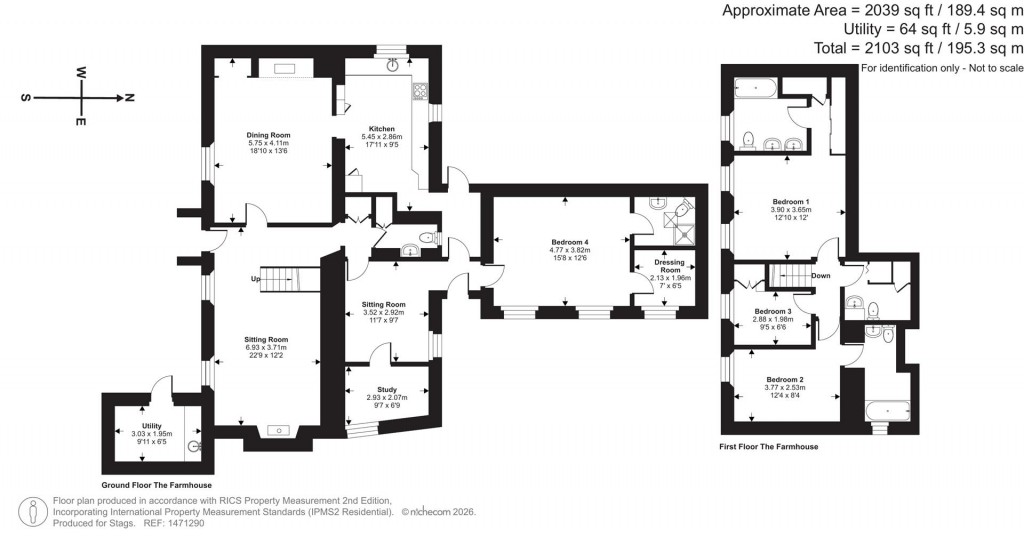 Floorplans For Common Moor, Liskeard