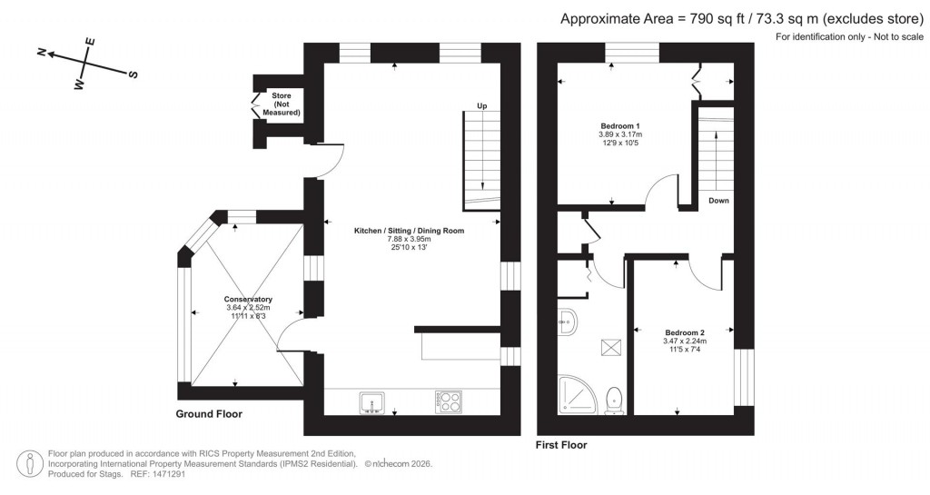 Floorplans For Common Moor, Liskeard