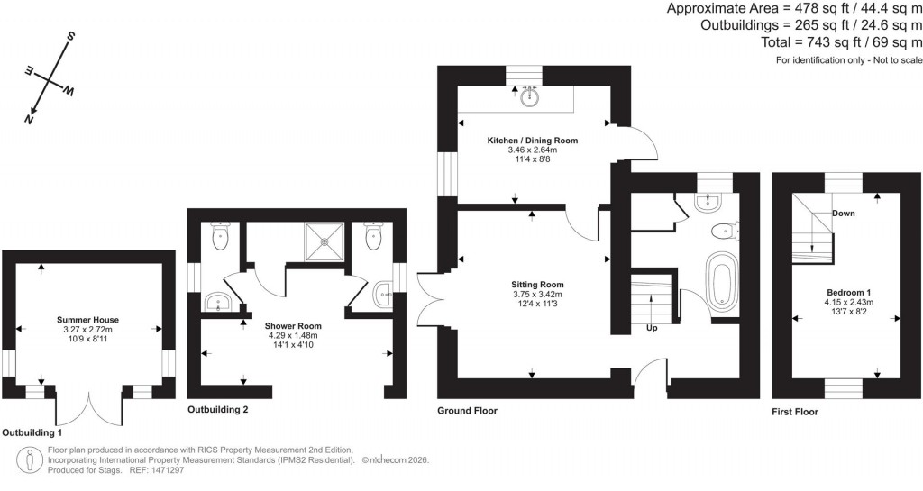 Floorplans For Common Moor, Liskeard