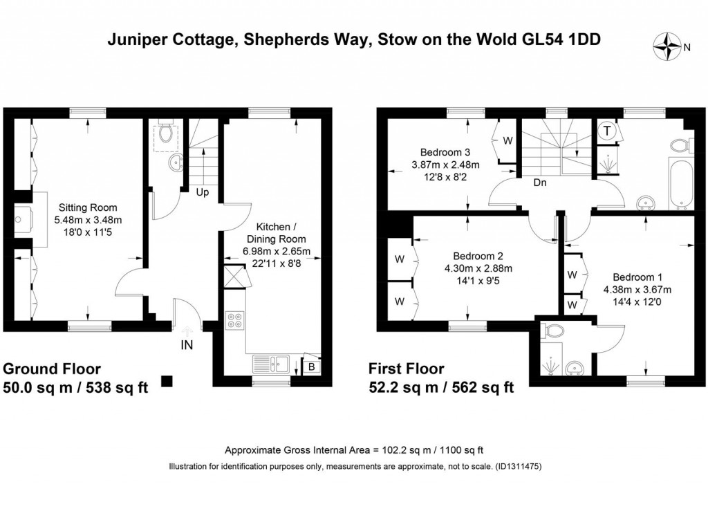 Floorplans For Stow on the Wold, Gloucestershire