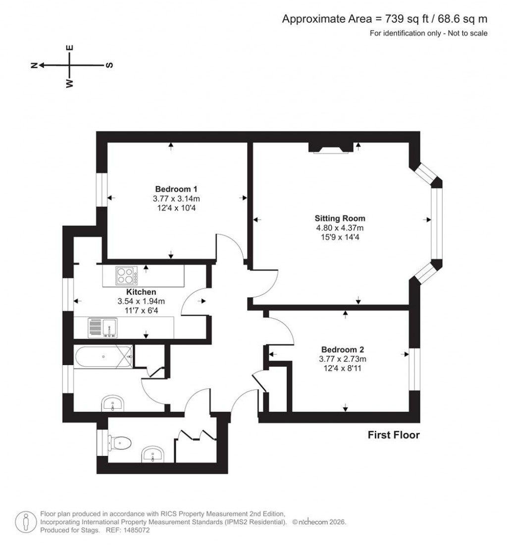 Floorplans For West Court, Bridport