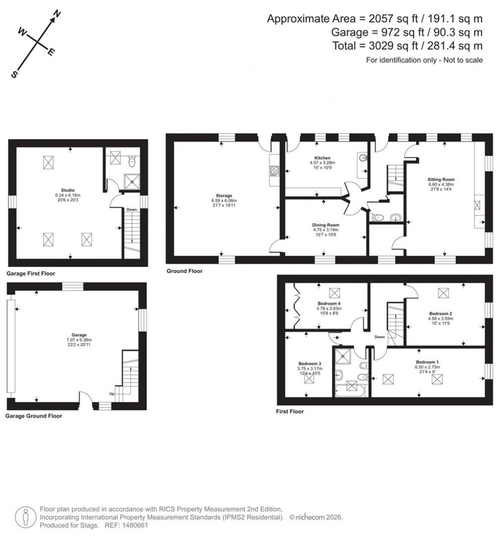 Floorplans For Teigngrace, Newton Abbot