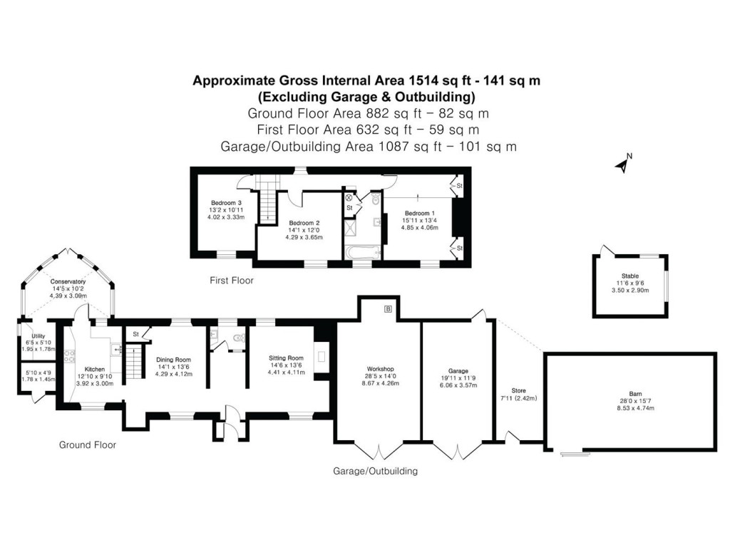 Floorplans For Broadbury, Okehampton