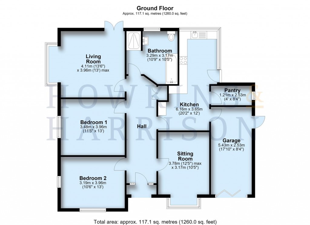 Floorplans For Lullington Road, Overseal, DE12