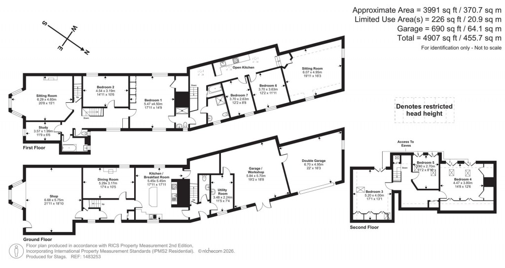Floorplans For The Square, Beaminster