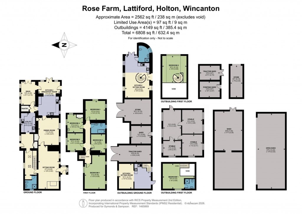 Floorplans For Lattiford, Holton, Wincanton