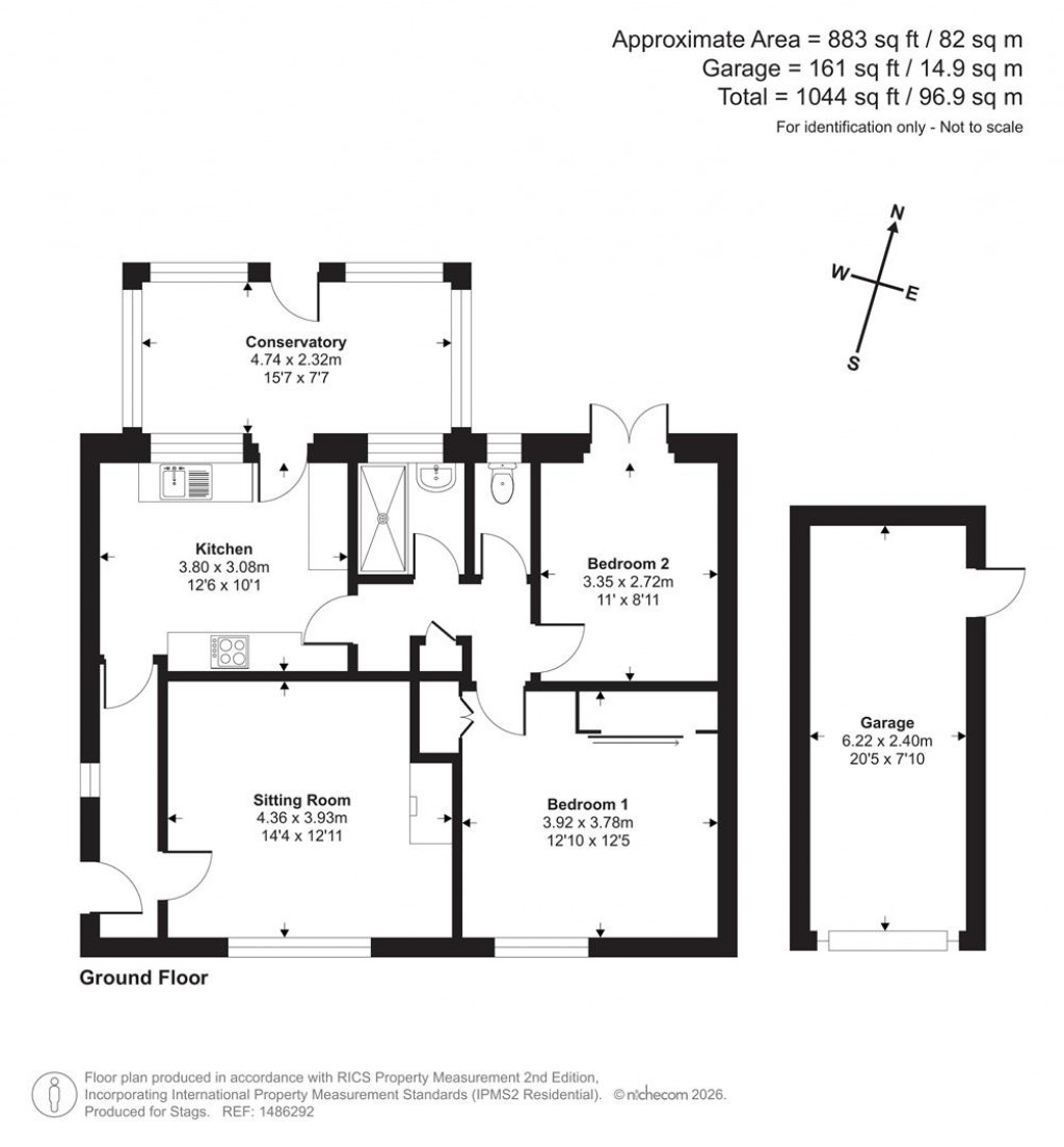 Floorplans For Ambrose Close, Bradford Abbas, Sherborne