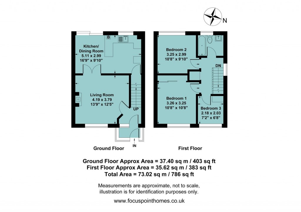 Floorplans For Longburges, Middleton Cheney, Banbury