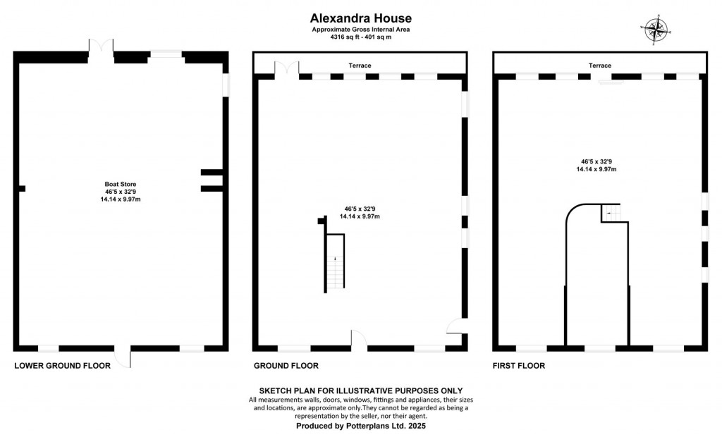 Floorplans For Cowes, Isle of Wight