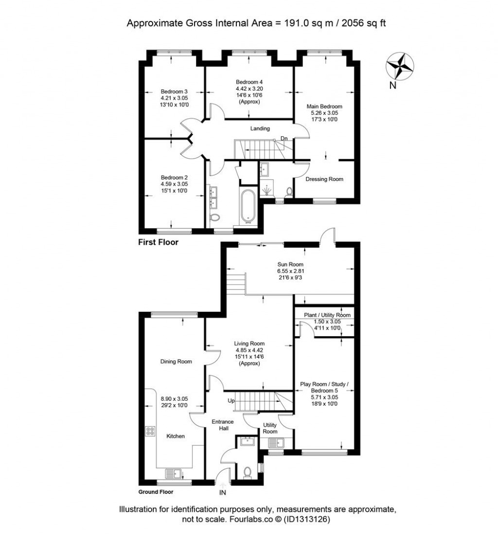 Floorplans For Gidley Fields, St Austell, Cornwall