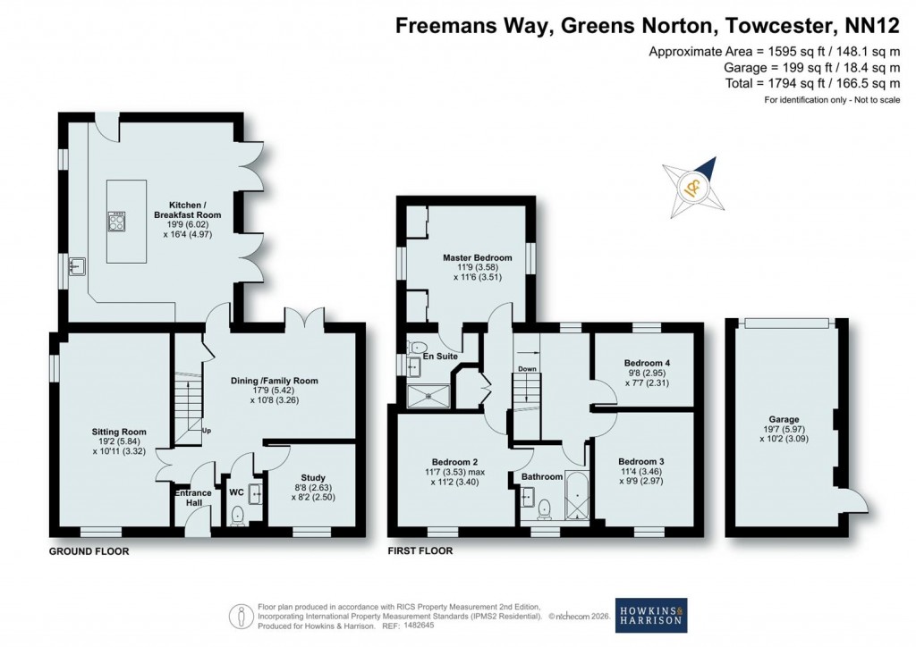 Floorplans For Freemans Way, Greens Norton, NN12