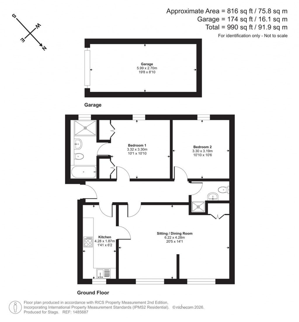 Floorplans For Porthminster Point, St. Ives, Cornwall